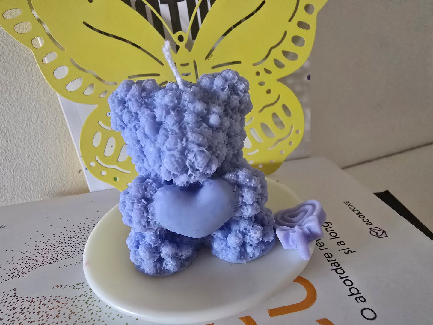 Lumânări ursuleți handmade - „Pufos & Drăgălaș”