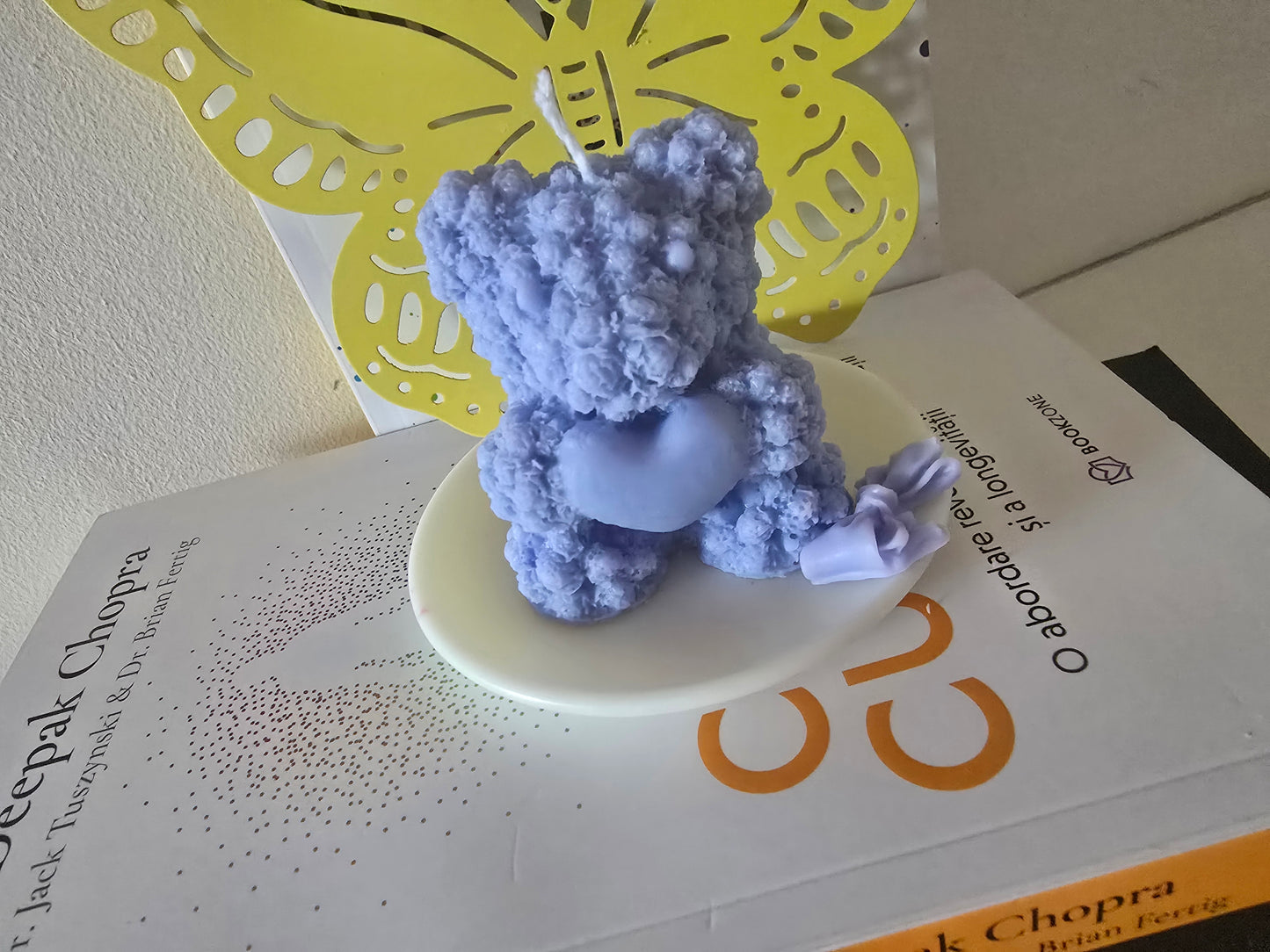 Lumânări ursuleți handmade - „Pufos & Drăgălaș”