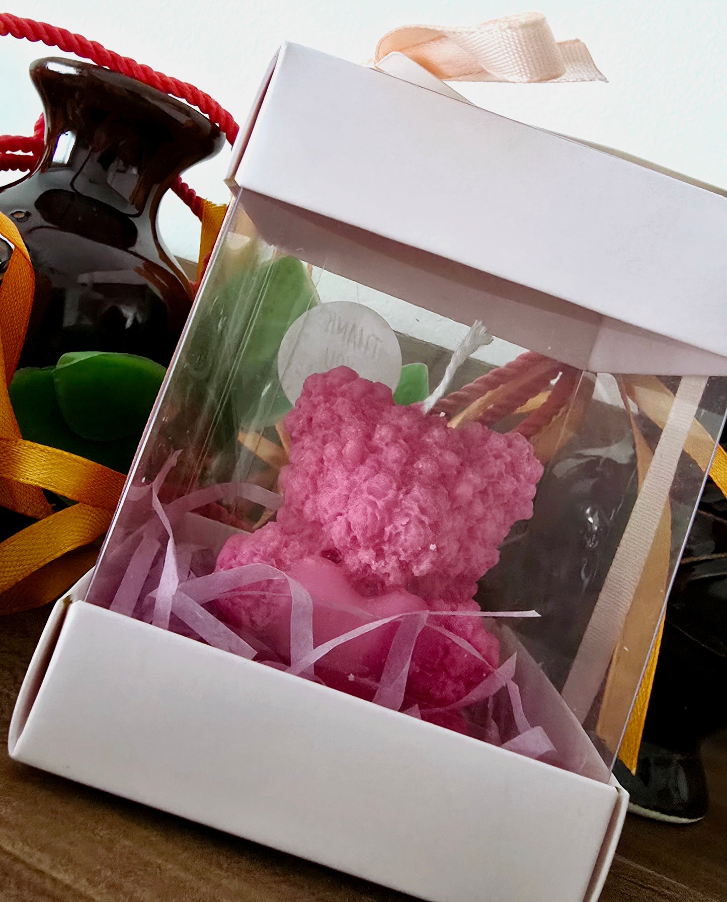 Lumânări ursuleți handmade - „Pufos & Drăgălaș”
