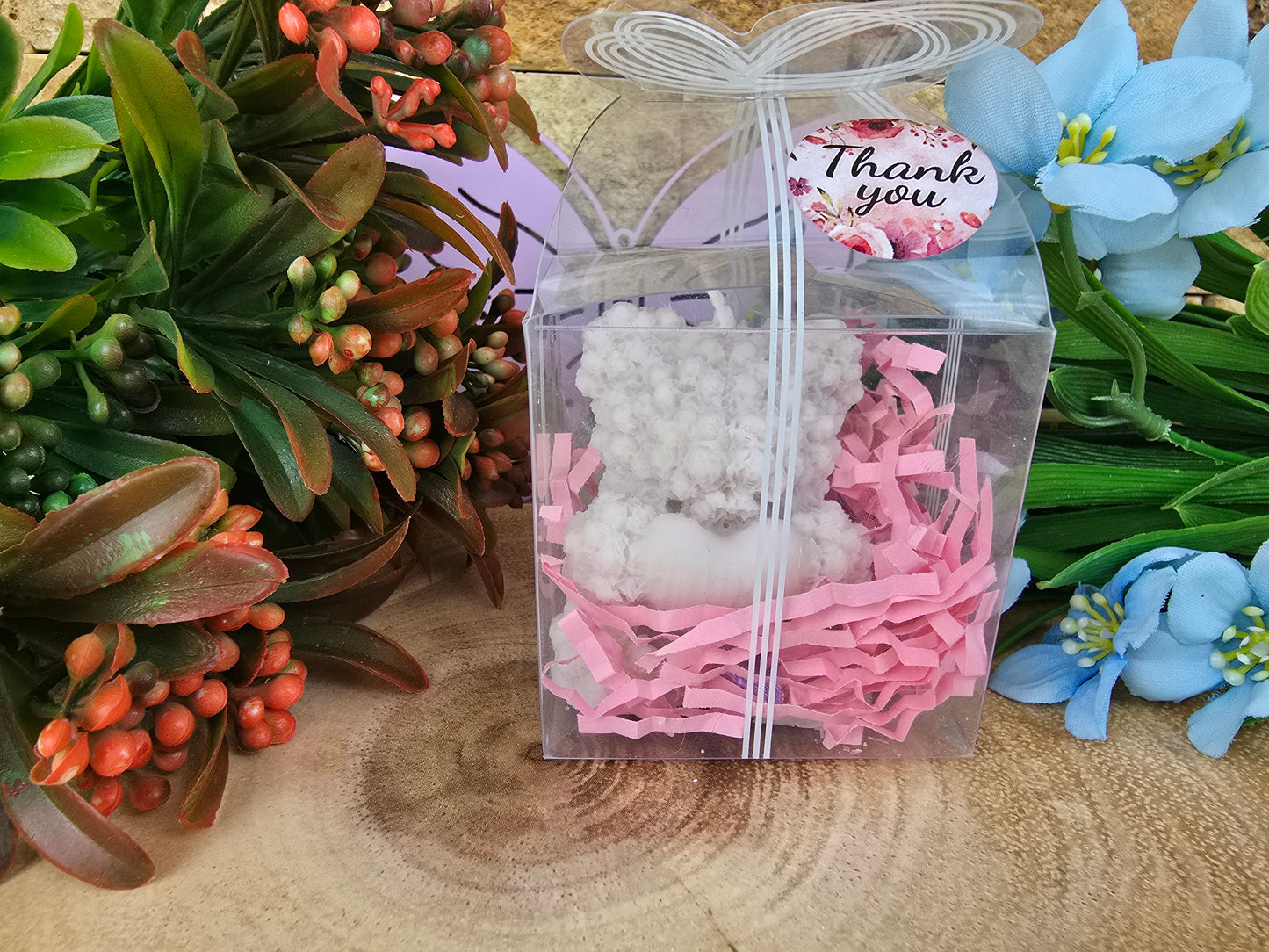 Lumânări ursuleți handmade - „Pufos & Drăgălaș”