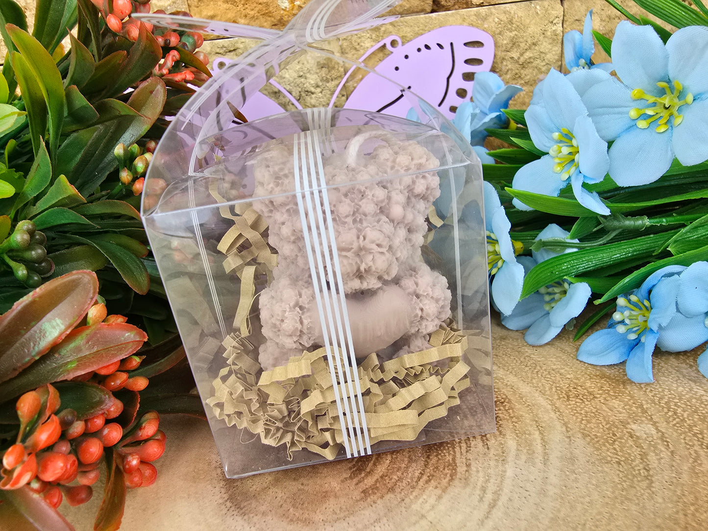 Lumânări ursuleți handmade - „Pufos & Drăgălaș”