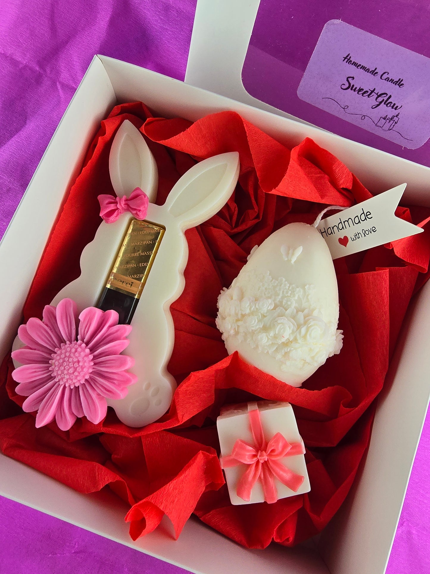 Set Cadou Handmade de Paște – Surprize Dulci & Luminoase cu Ceară Naturală