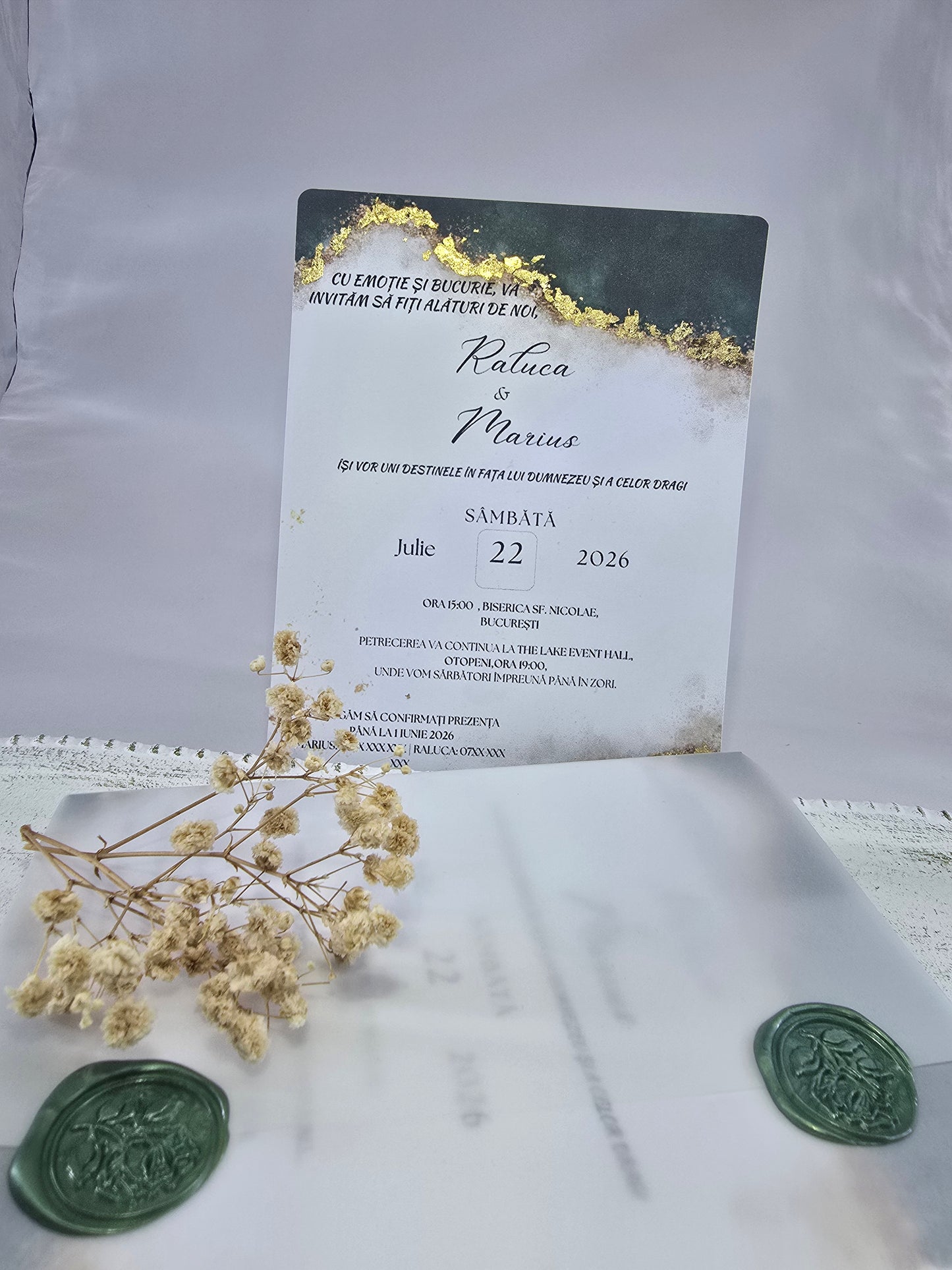 Invitație Smarald