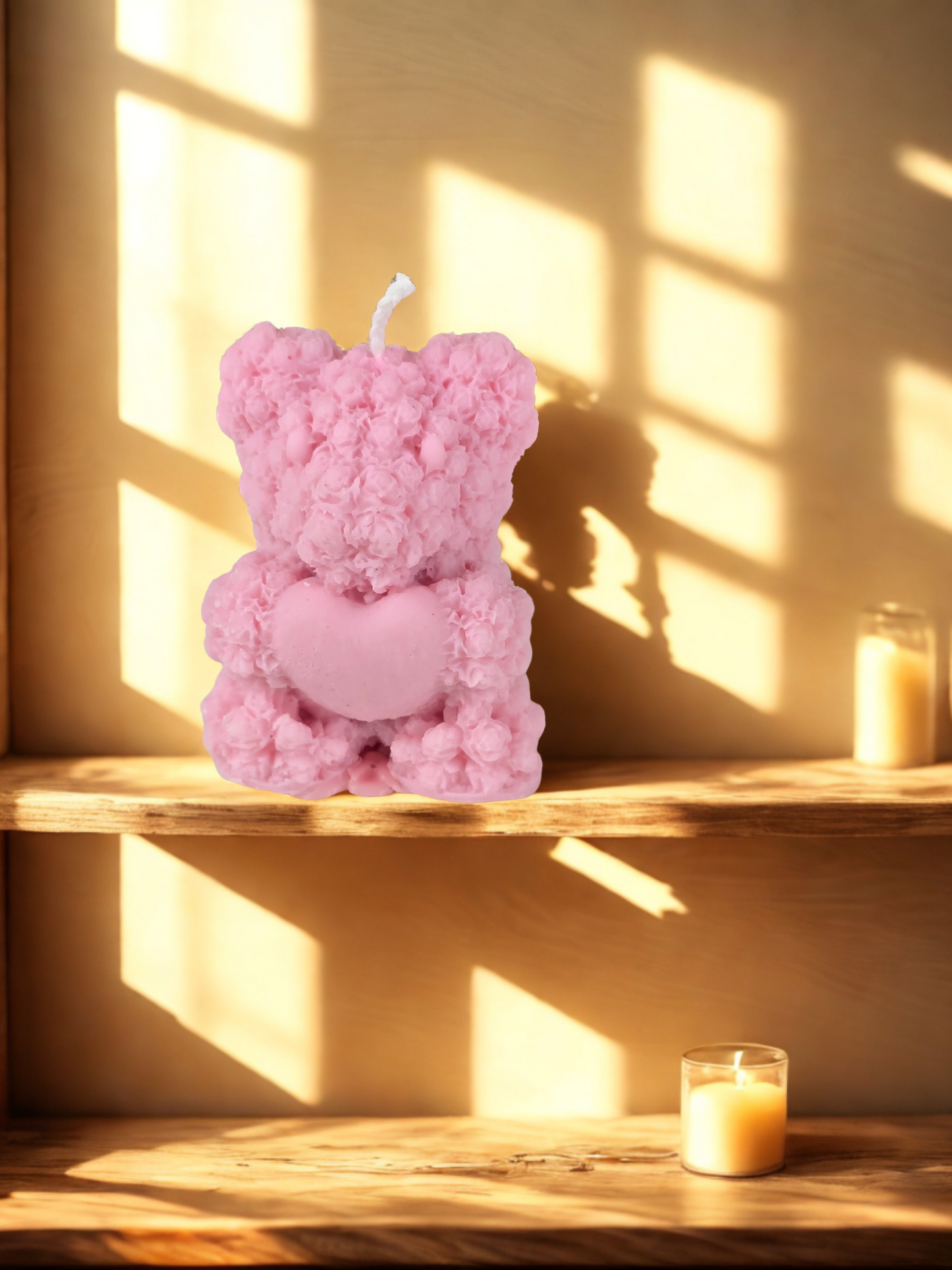 Lumânări ursuleți handmade - „Pufos & Drăgălaș”