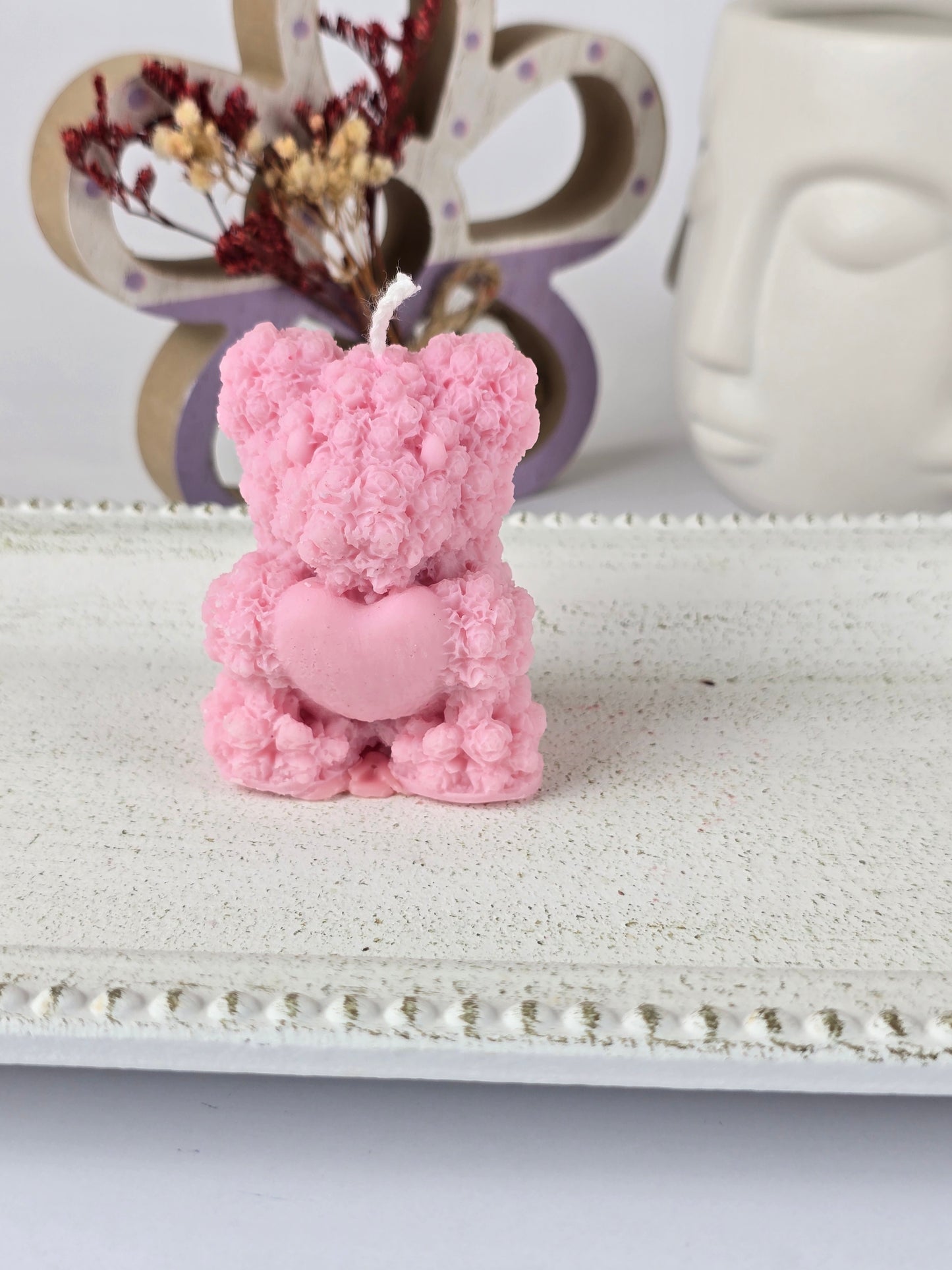 Lumânări ursuleți handmade - „Pufos & Drăgălaș”