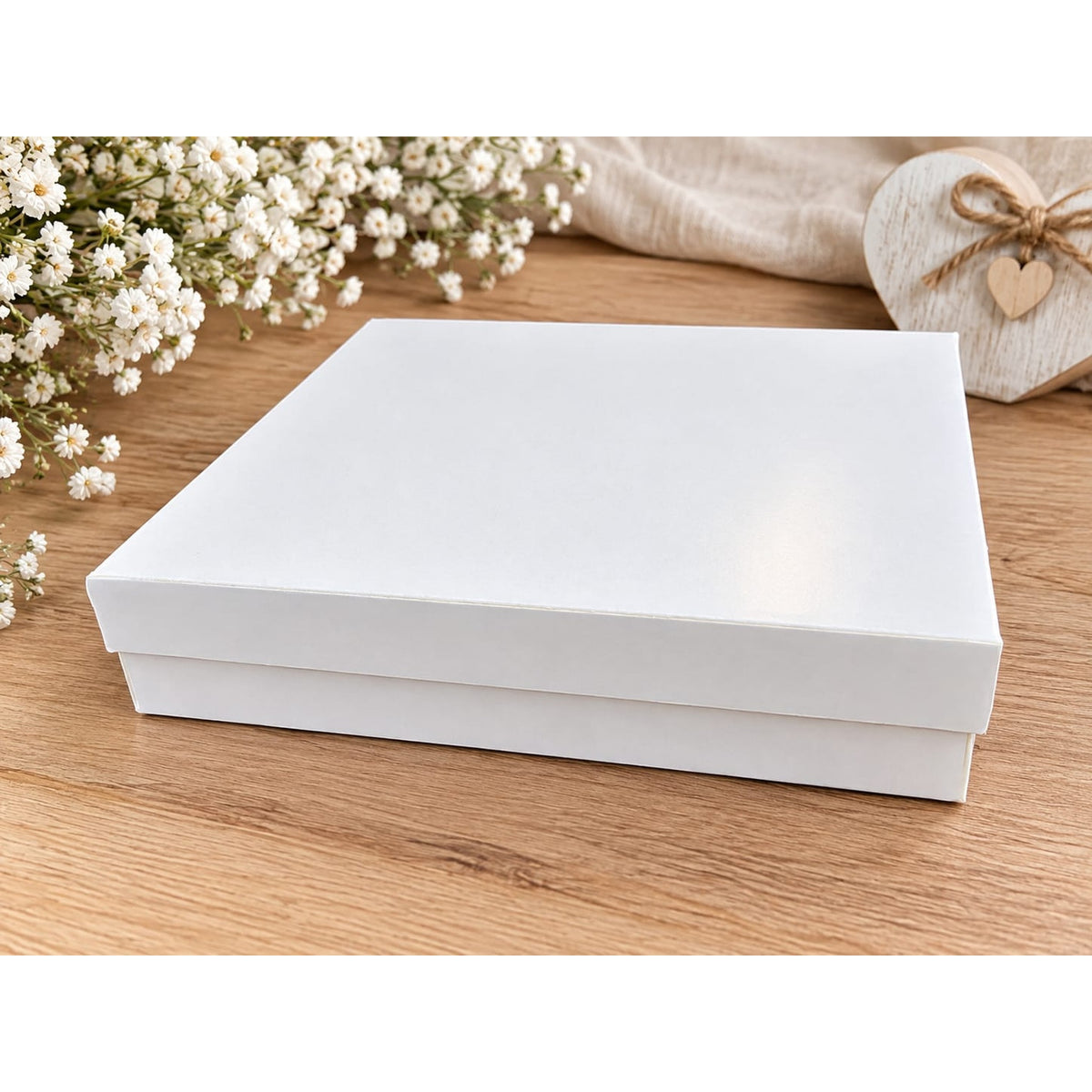 Cutii handmade cu capac 9.5x9.5x2 | Set 50buc